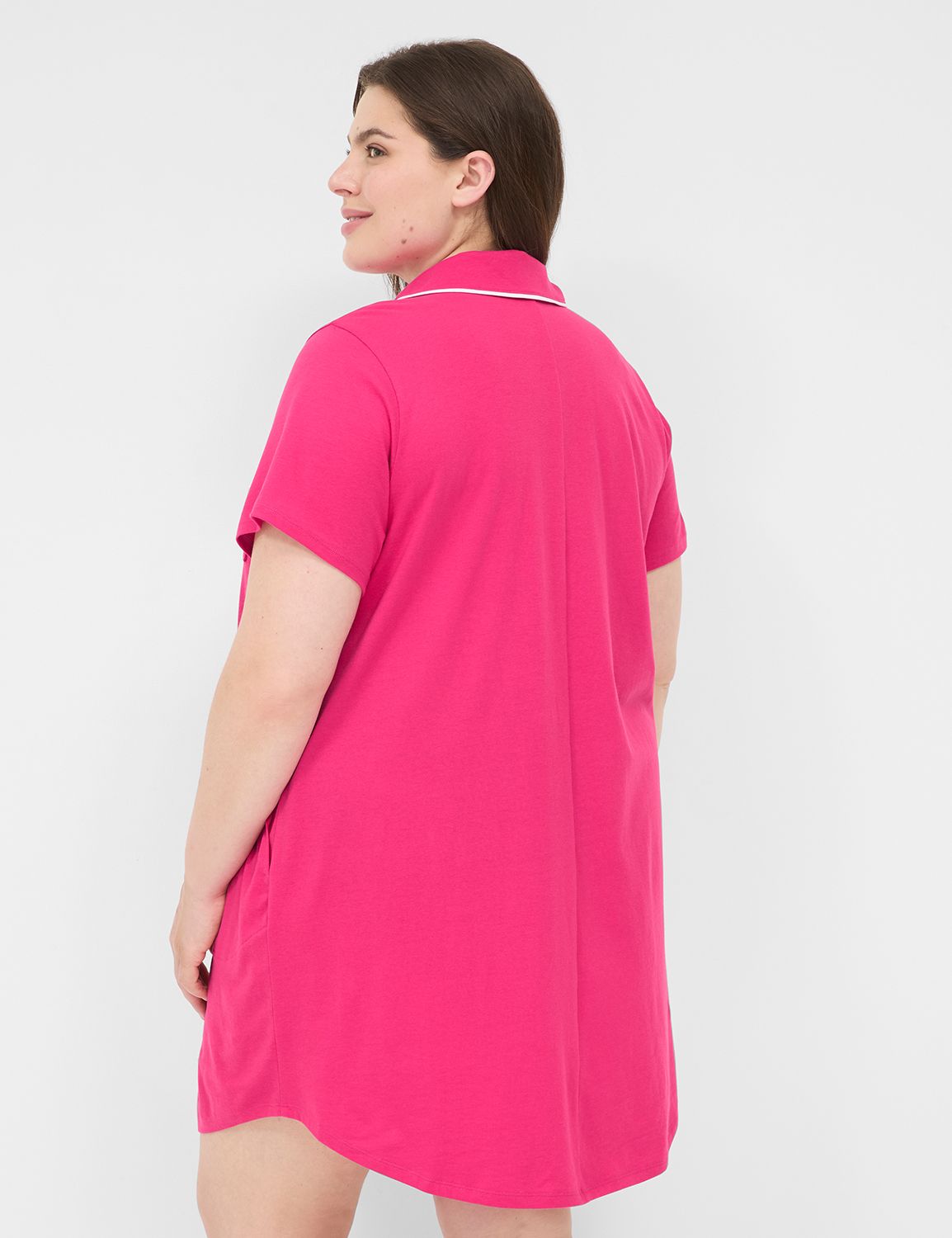 Knit Notch Neck Sleepshirt 1141395 Product Image 2