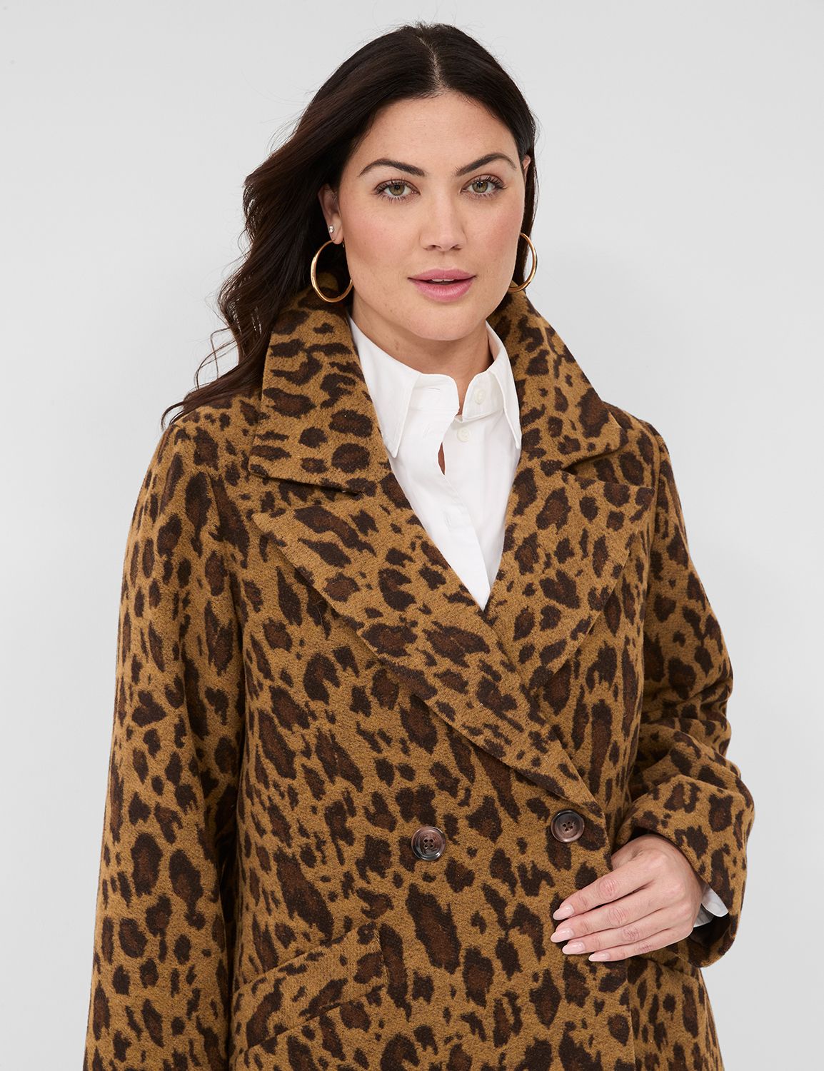 Bernardo giraffe print car coat online