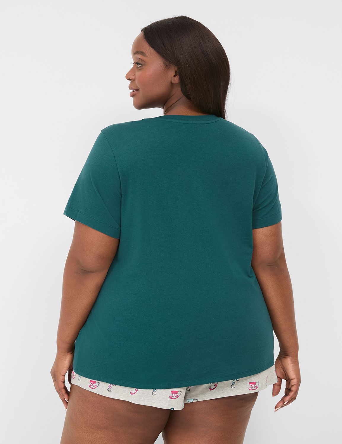 CVC Tee and 100% Cotton Block Short Product Image 2