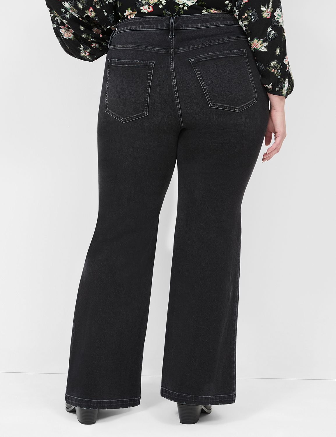 SIGNATURE FIT MID RISE FLARE JEAN Product Image 2