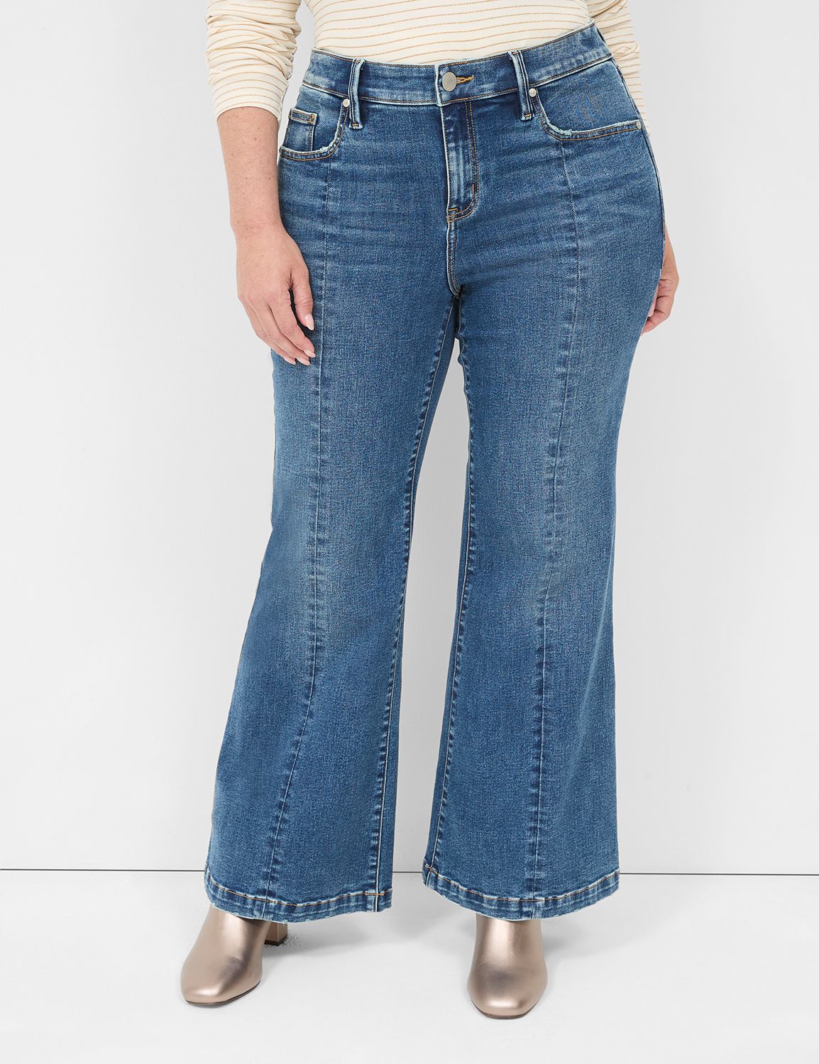 Lane bryant flare jeans deals