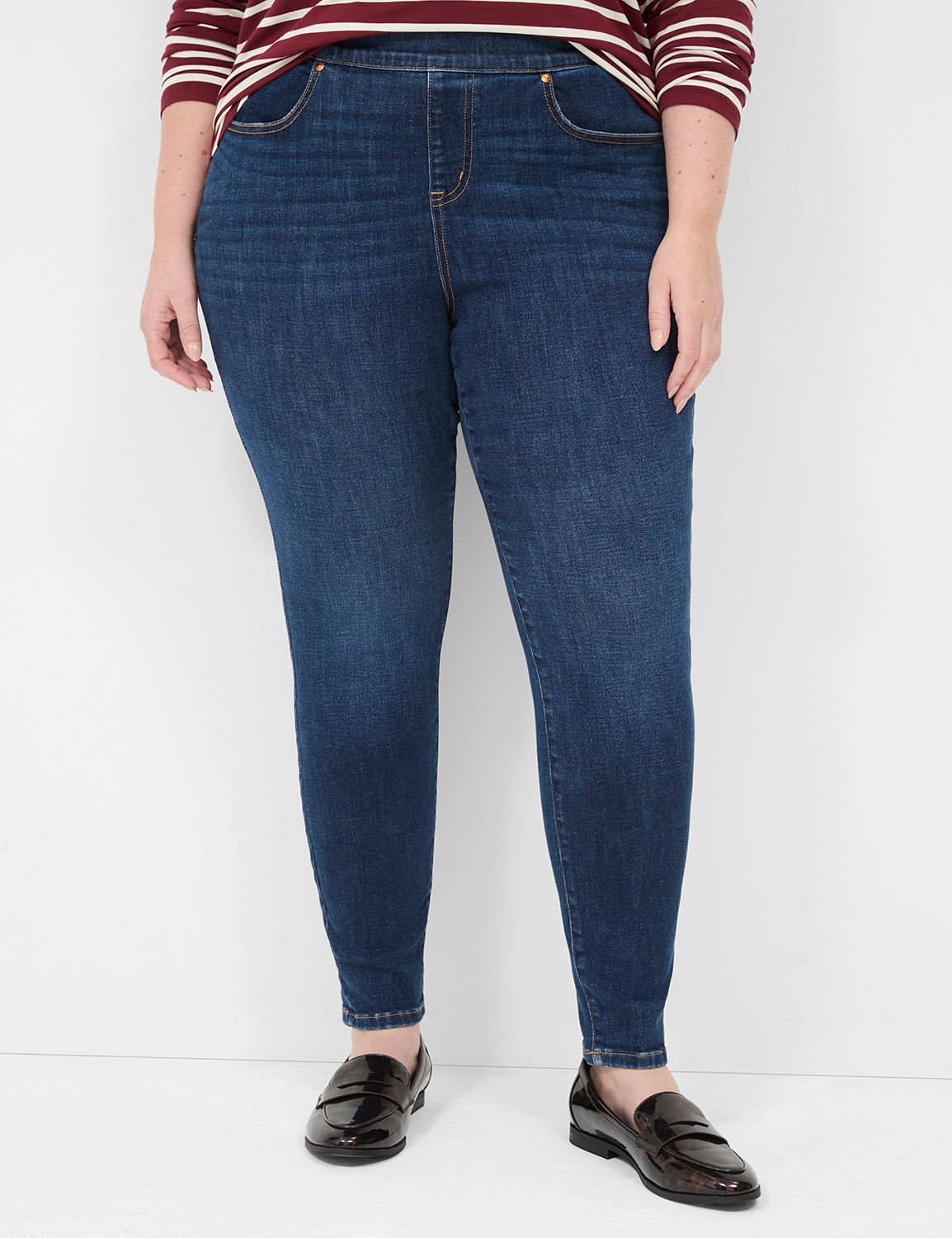 Pull-On Fit High-Rise Jegging