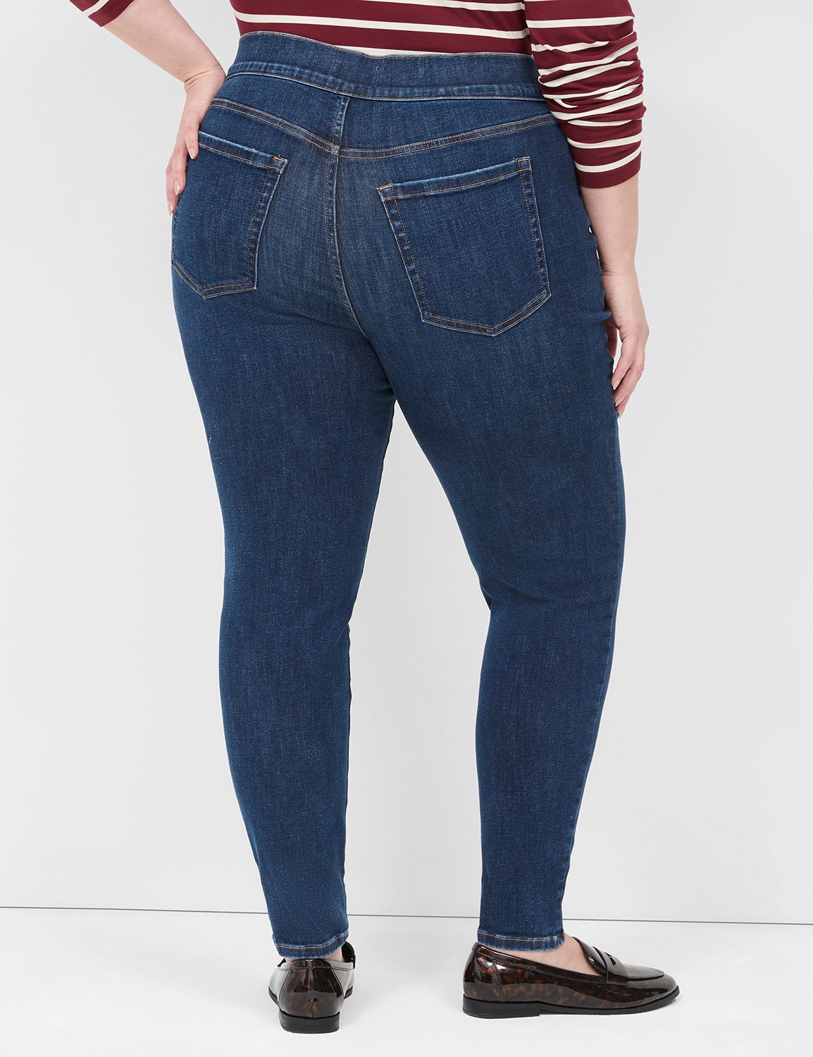 Pull-On Fit High-Rise Jegging