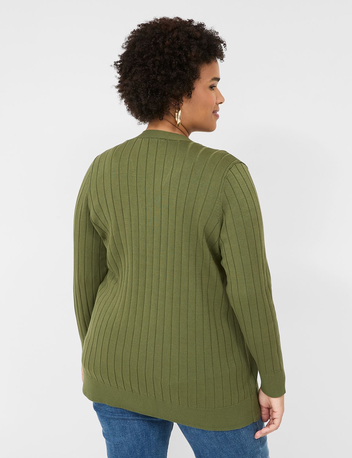 Classic Long Sleeve Open Front Wide | LaneBryant