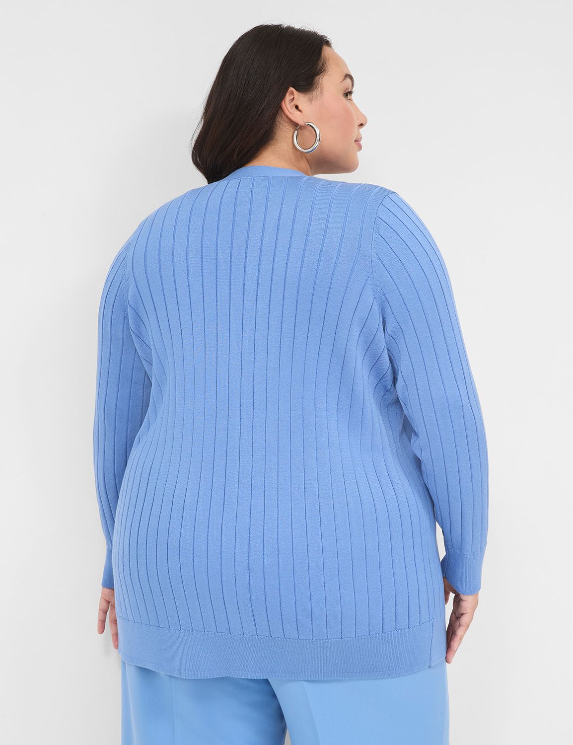 Classic Long Sleeve Open Front Wide Product Image 2