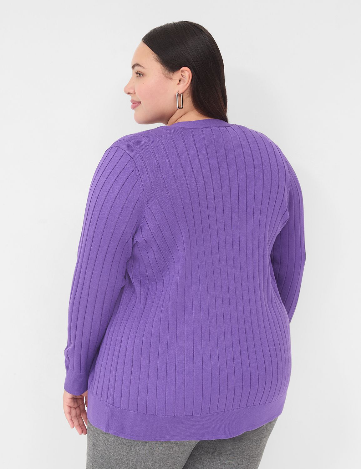 Classic Long Sleeve Open Front Wide | LaneBryant