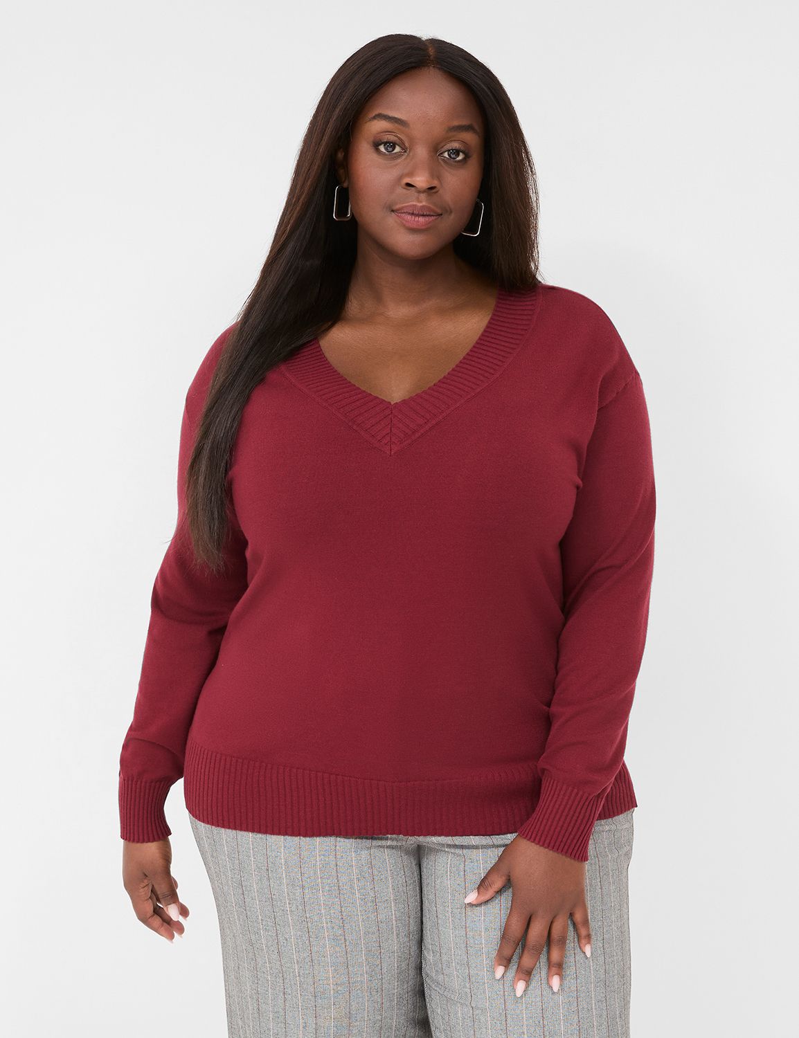 Plus Size Women s Red Sweaters Lane Bryant