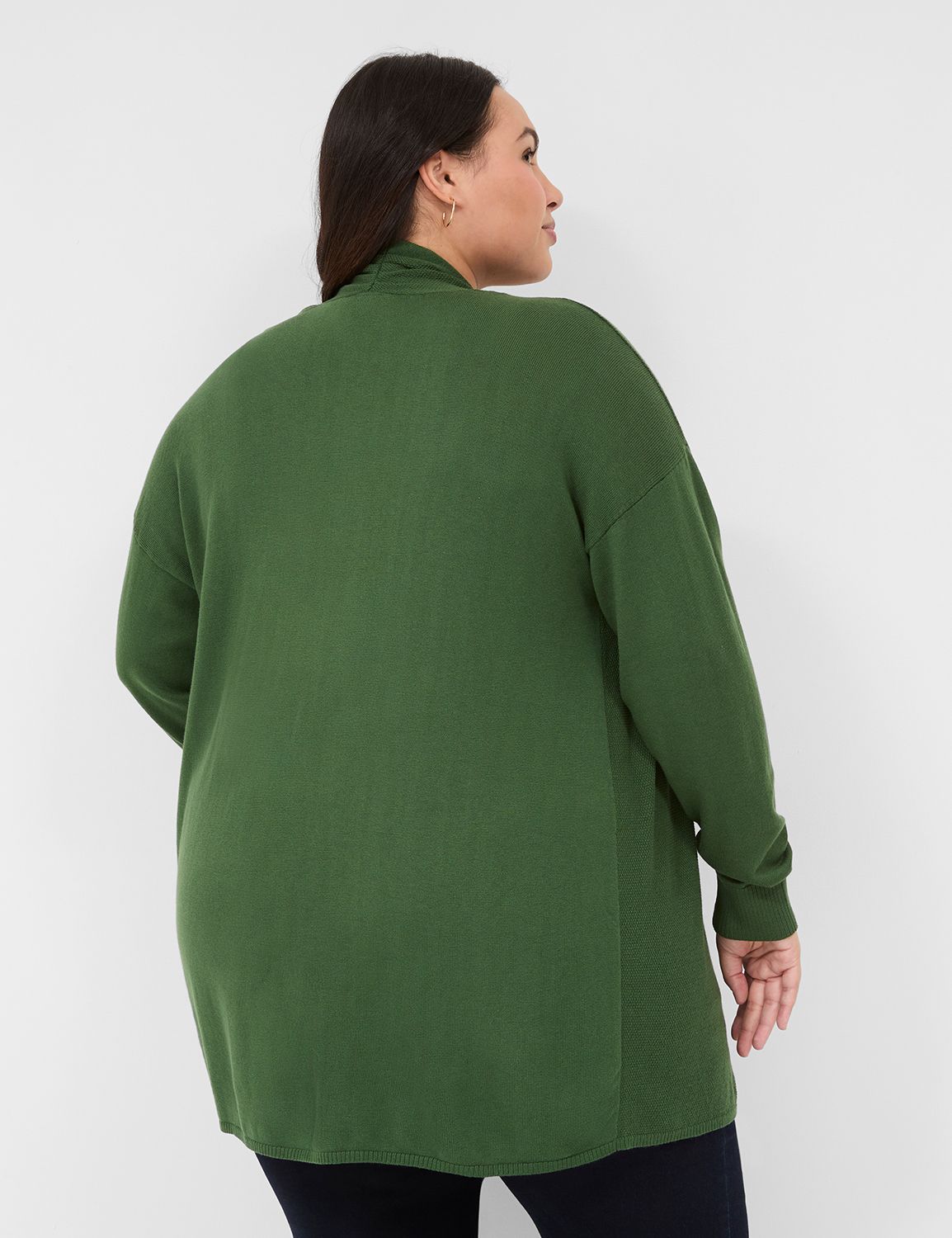 Open-Front Drape Cardigan | LaneBryant