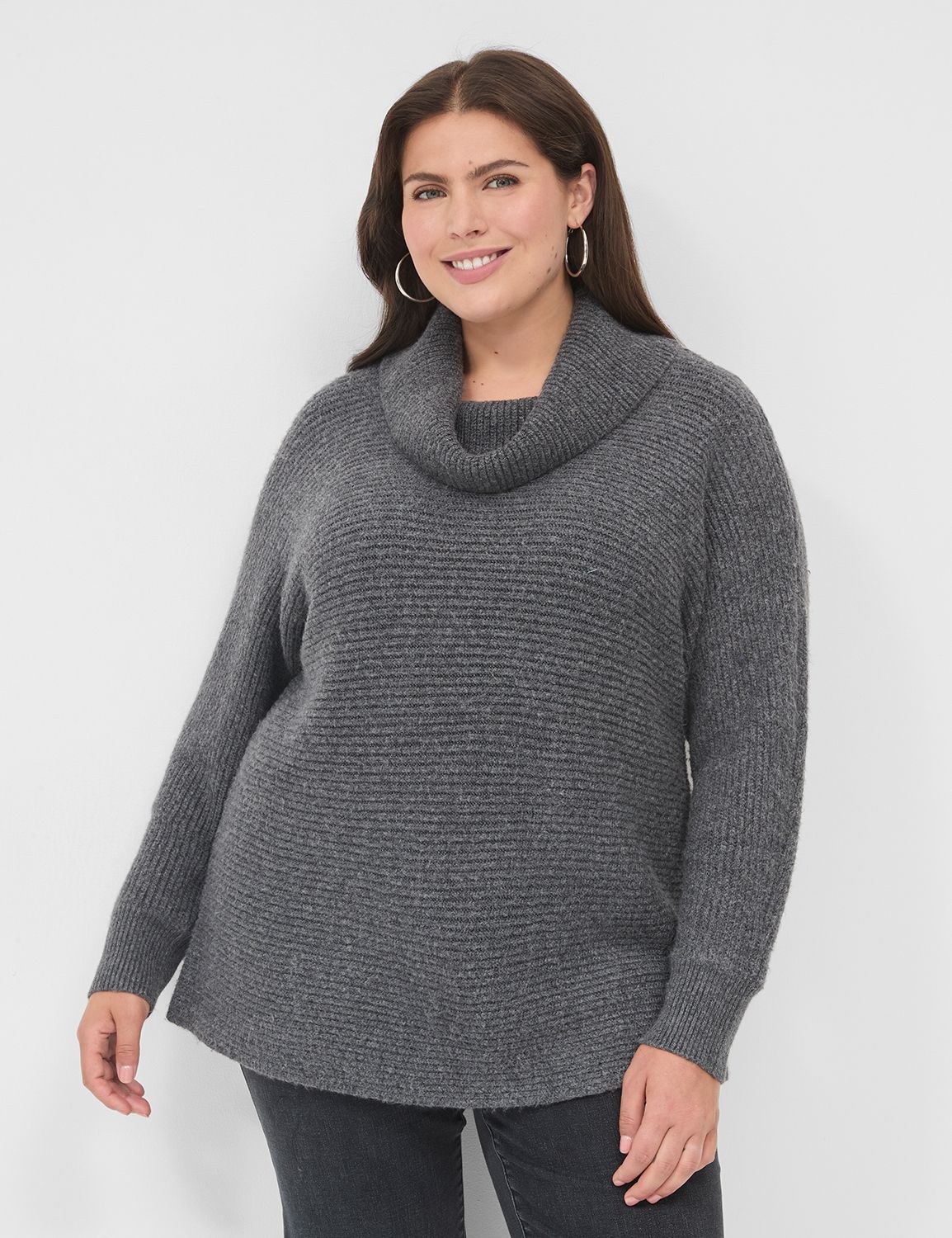 Plus size cowl neck sweater best sale