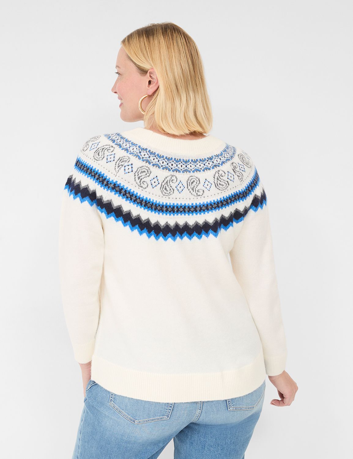 Fair Isle Crew-Neck Sweater