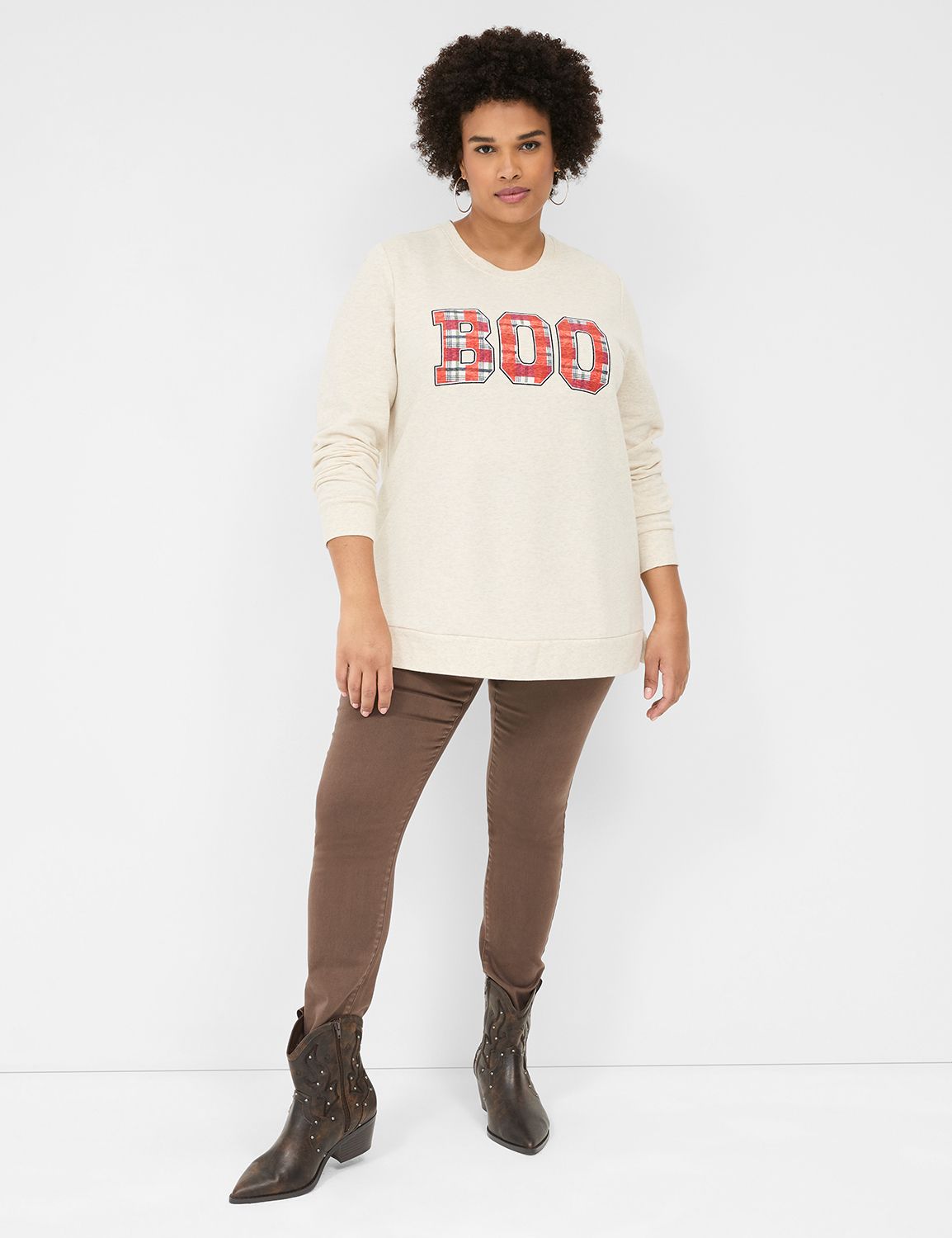 Long Sleeve Crew Neck Sweatshirt wi Product Image 3