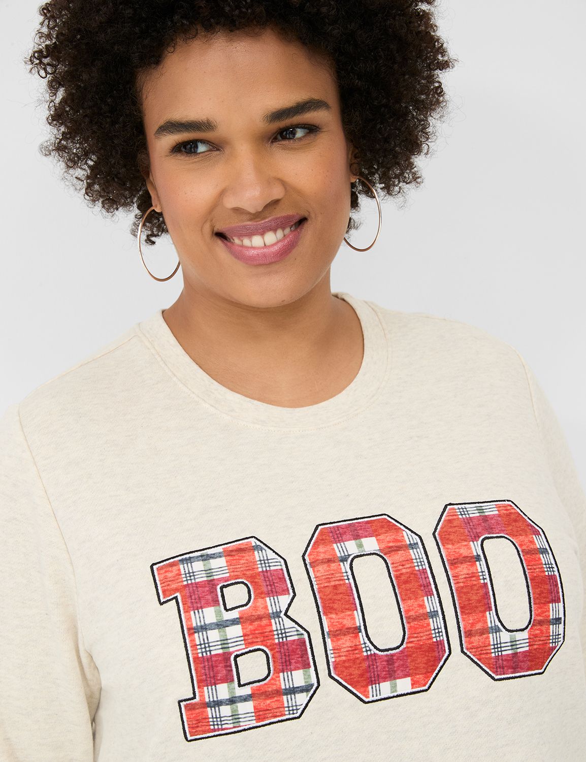 Long Sleeve Crew Neck Sweatshirt wi Product Image 4