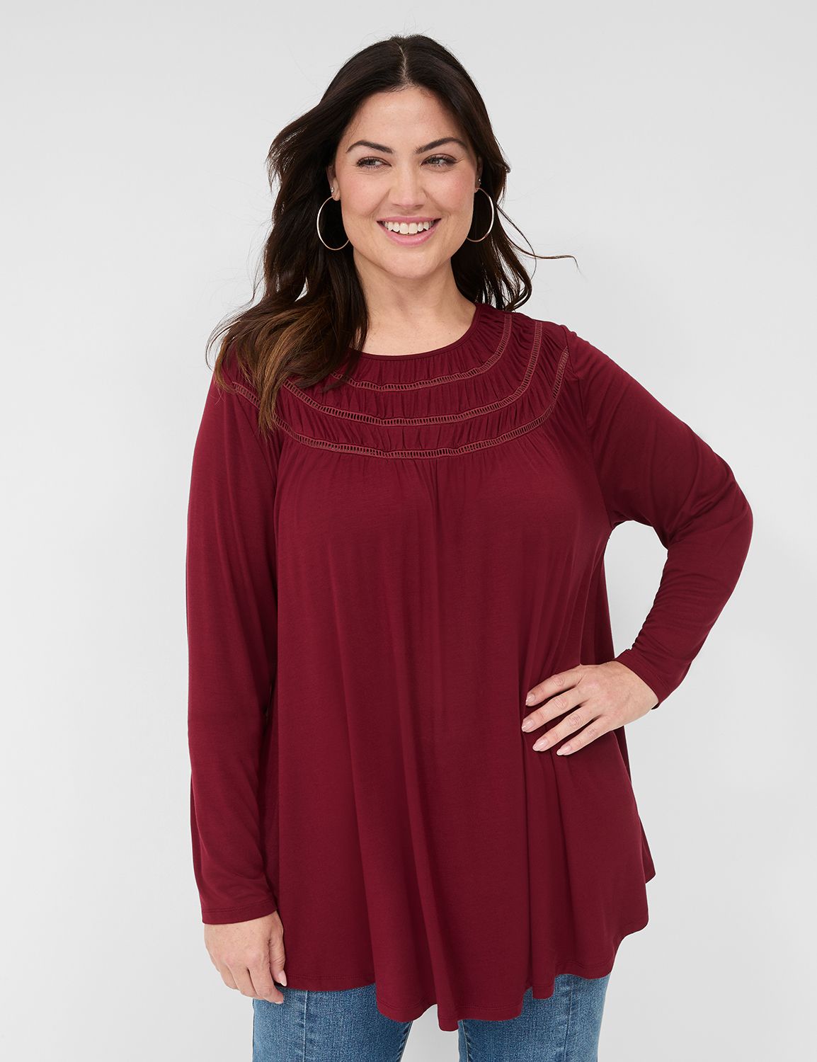 Red Women s Plus Size Tops On Sale Lane Bryant