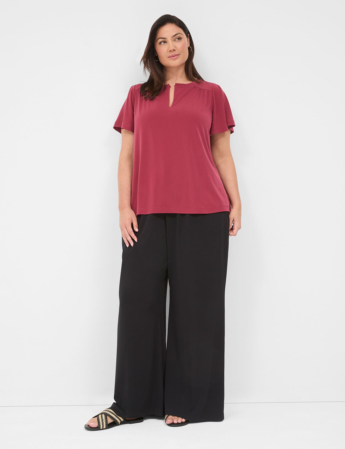 Classic Flutter Short Sleeve Button Product Image 3