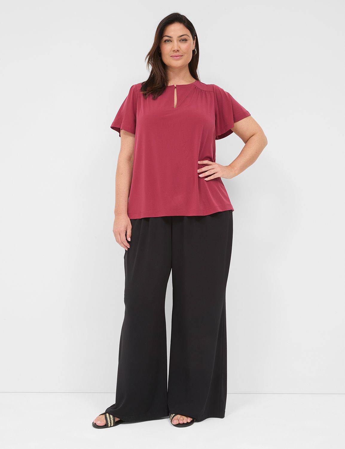 Classic Flutter Short Sleeve Button Product Image 4