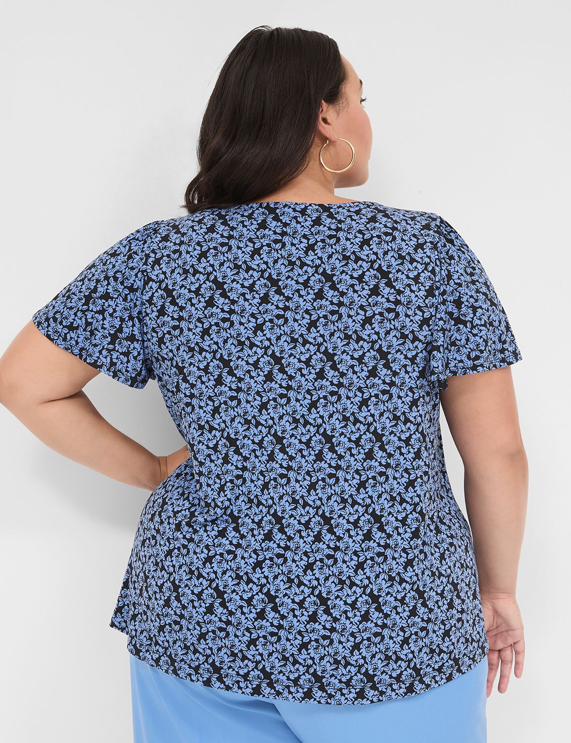 Classic Flutter Short Sleeve Button Product Image 2
