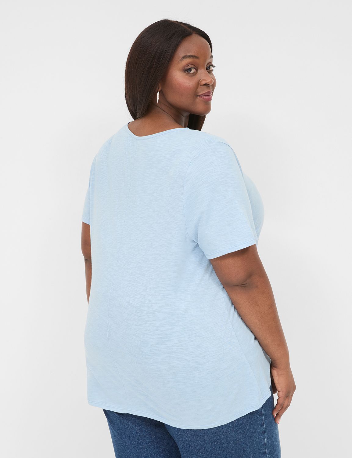 Casual Relaxed Short Sleeve Crochet Product Image 2