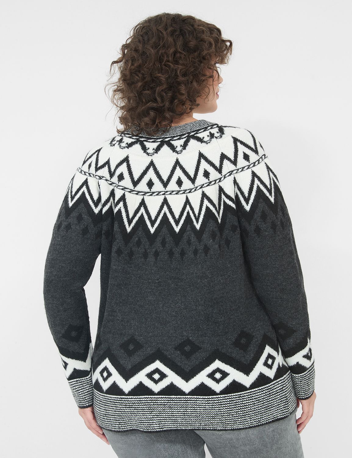 Fair Isle Crew-Neck Sweater