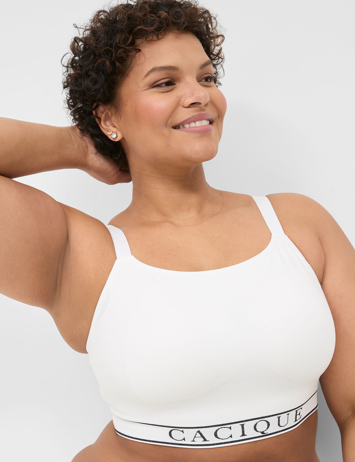 Seamless Stripe and Logo Racerback Product Image 3
