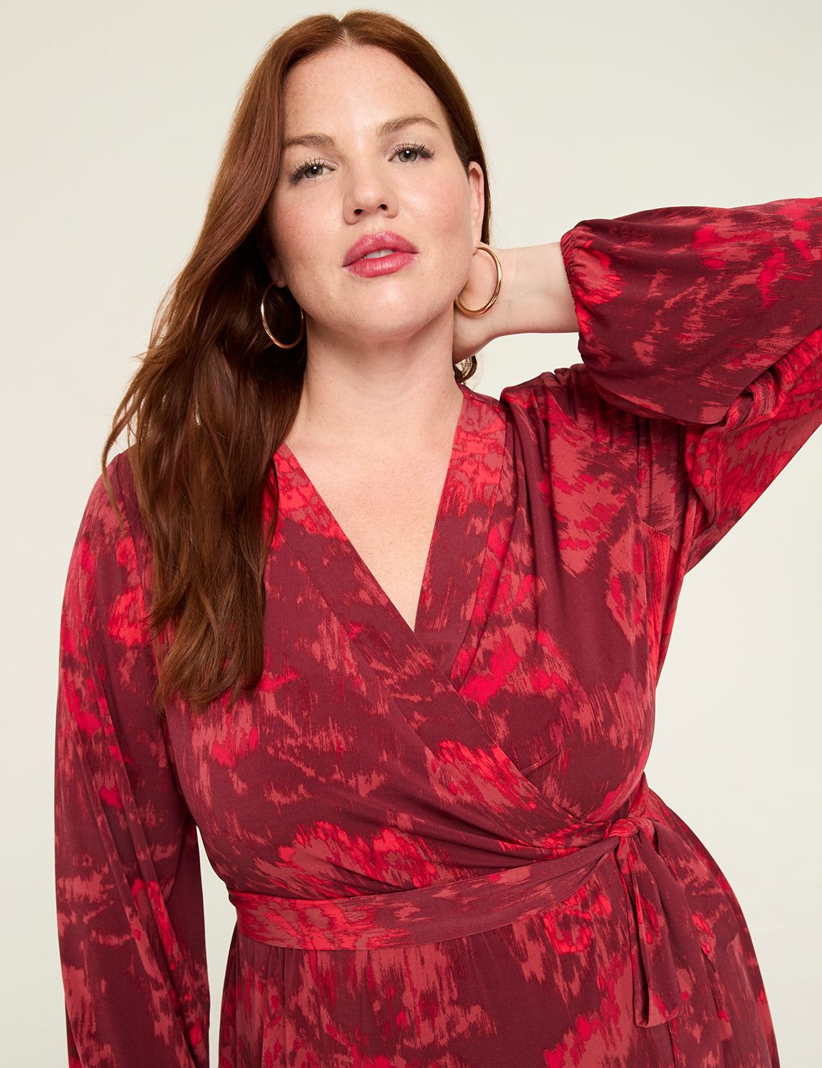 Jersey faux wrap dress online