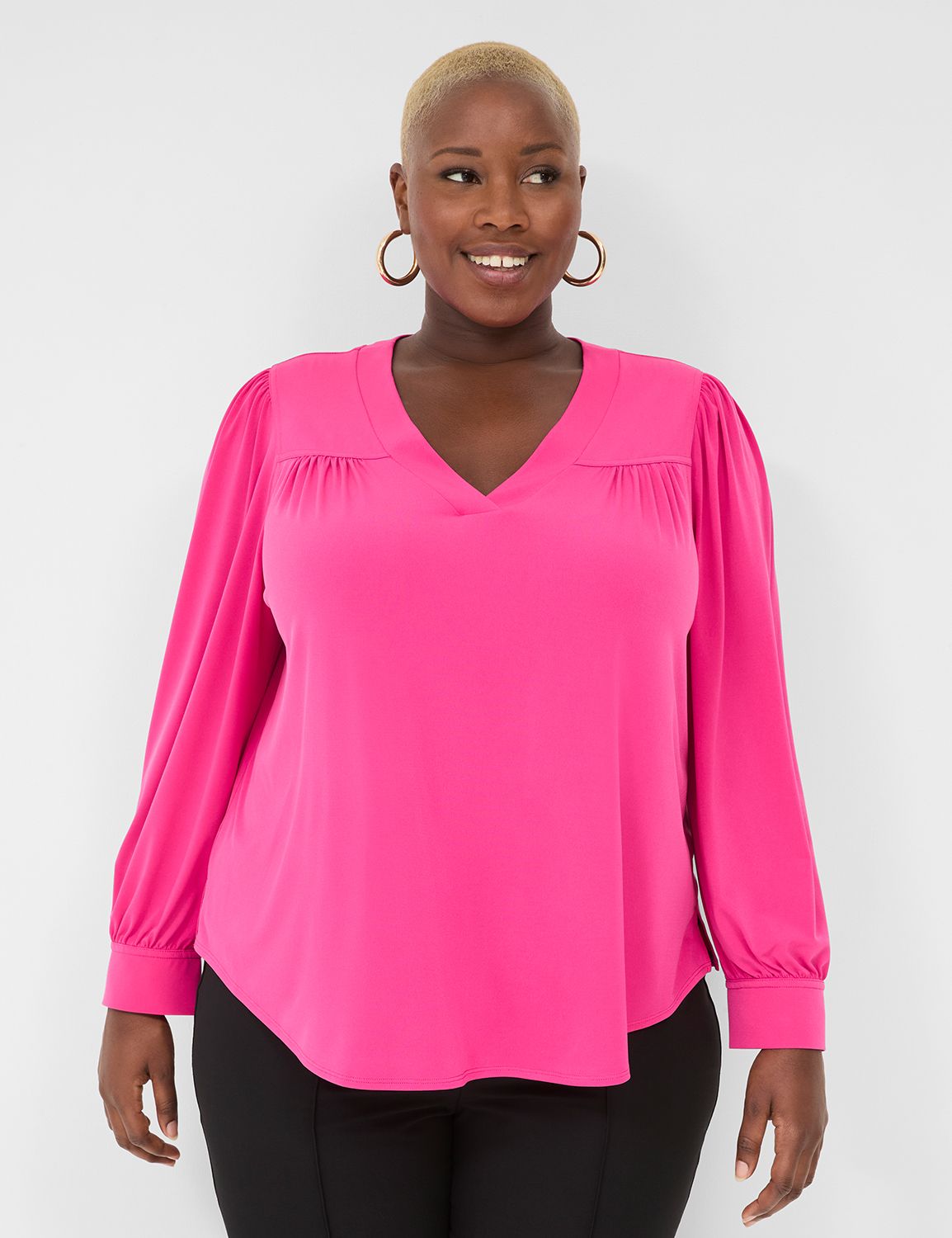 Purple Women's Plus Size Tops & Dressy Tops | Lane Bryant