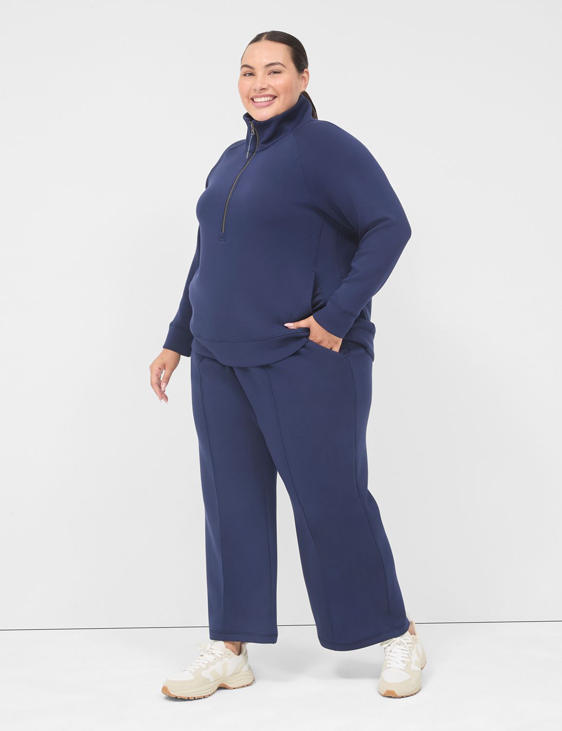 LIVI Long Sleeve 1/2 Zip Journey Sw Product Image 3