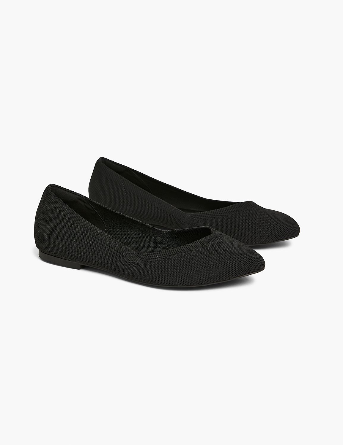 Dream Cloud Pointed Toe Knit Ballet Flat