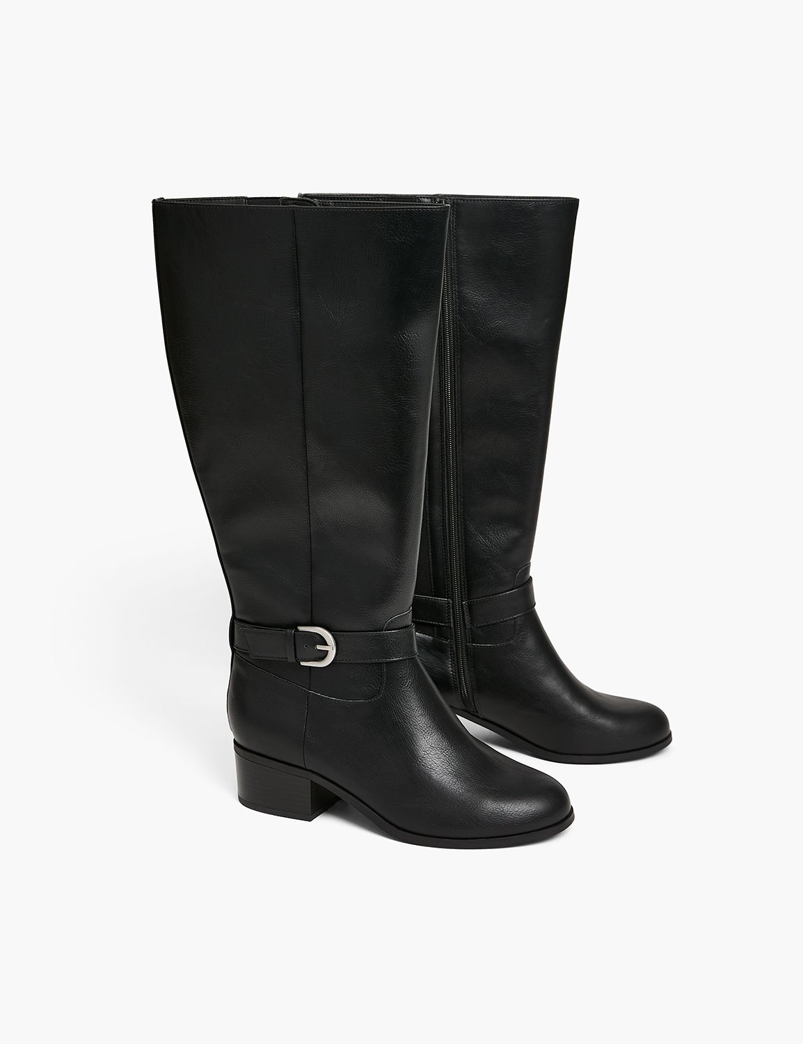 Wide Calf Dream Cloud Buckle Riding Boot LaneBryant