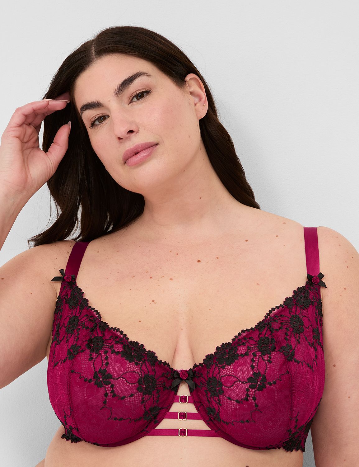 Cross-Dye Lace Strappy UL Balc 1141 Product Image 1
