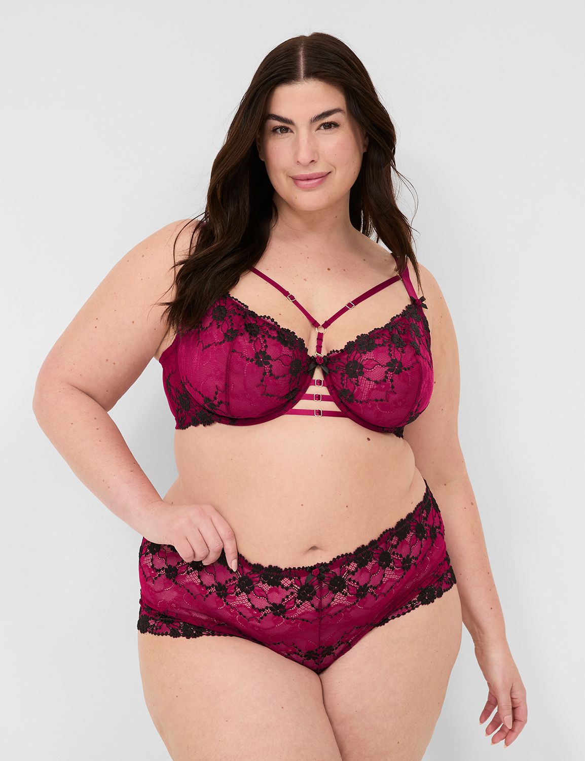 Cross-Dye Lace Strappy UL Balc 1141 Product Image 4