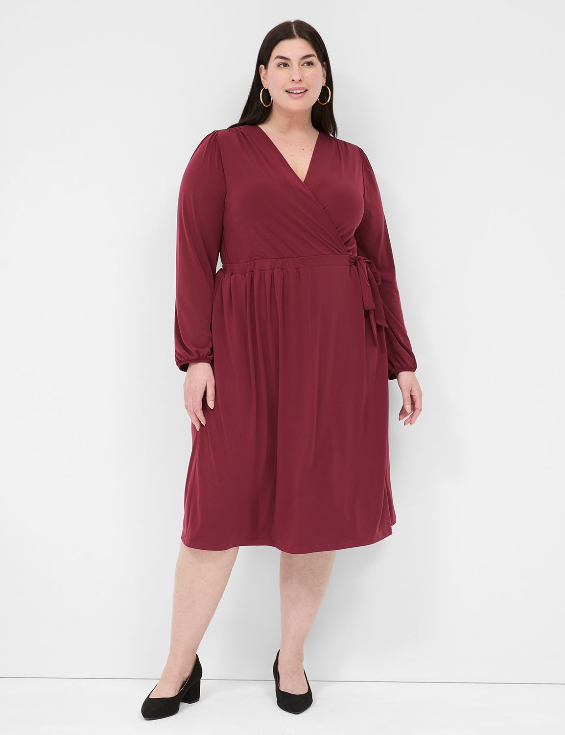 Lane Bryant plus size 28 store faux wrap dress NWT