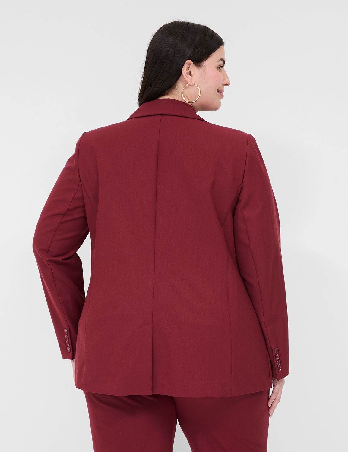 Perfect Drape Two Button Blazer LaneBryant
