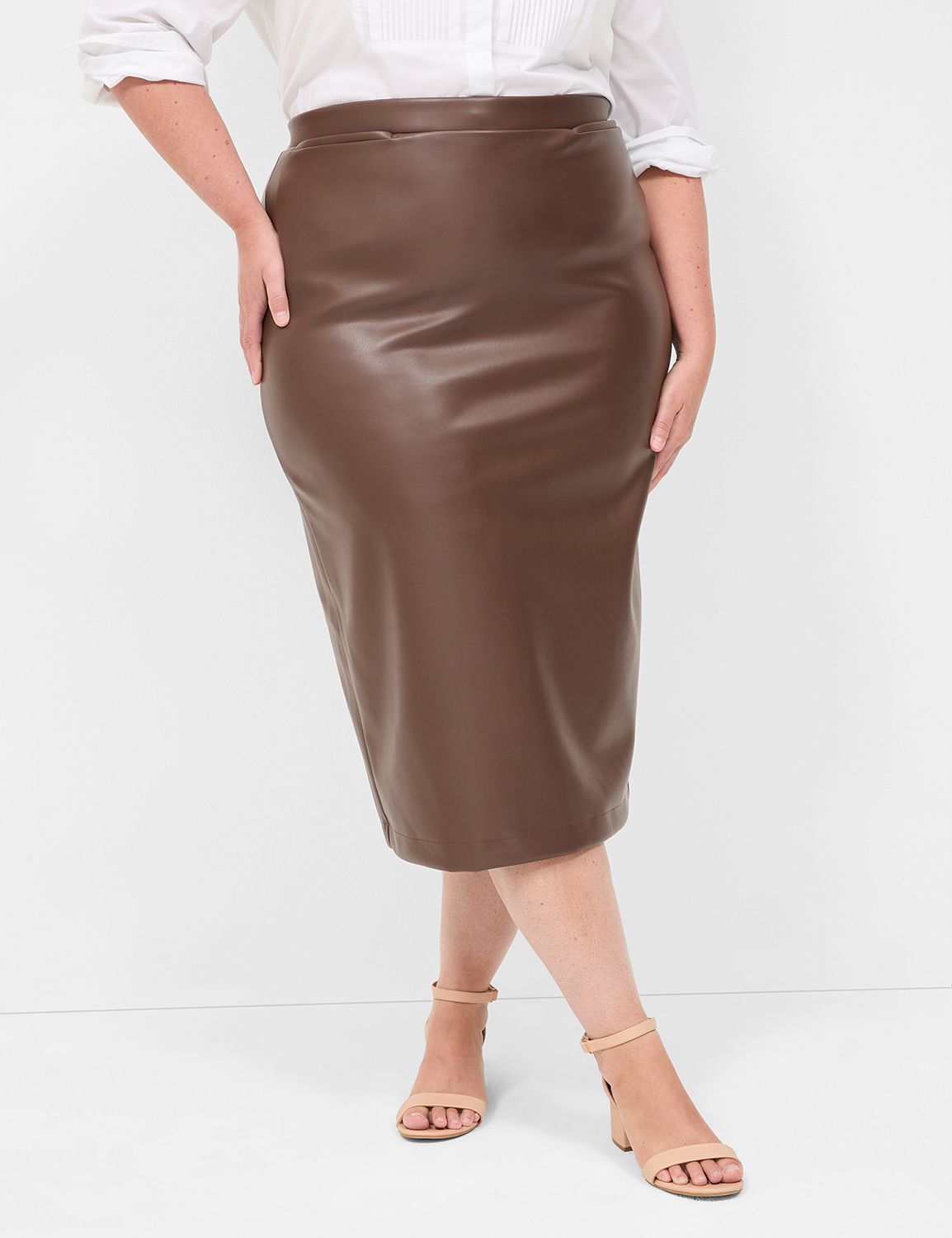 Leather midi skirt 6.5 best sale