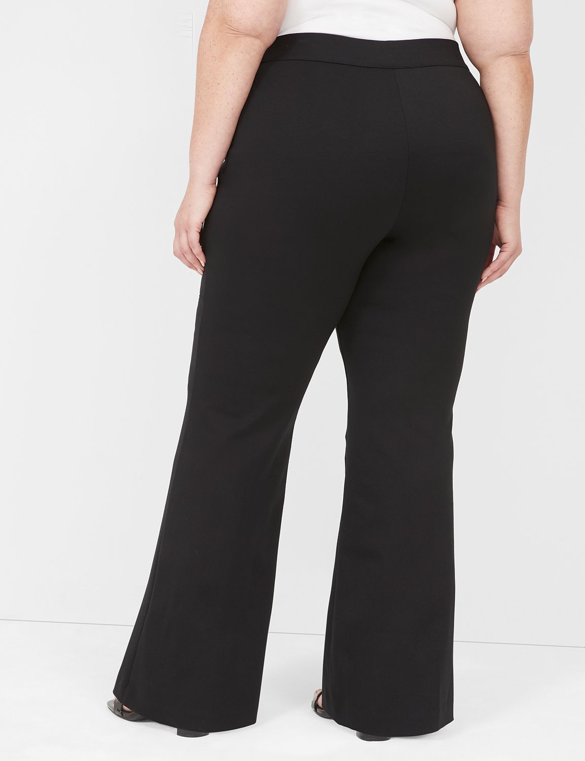 Ponte Pull-On High-Rise Flare Pant