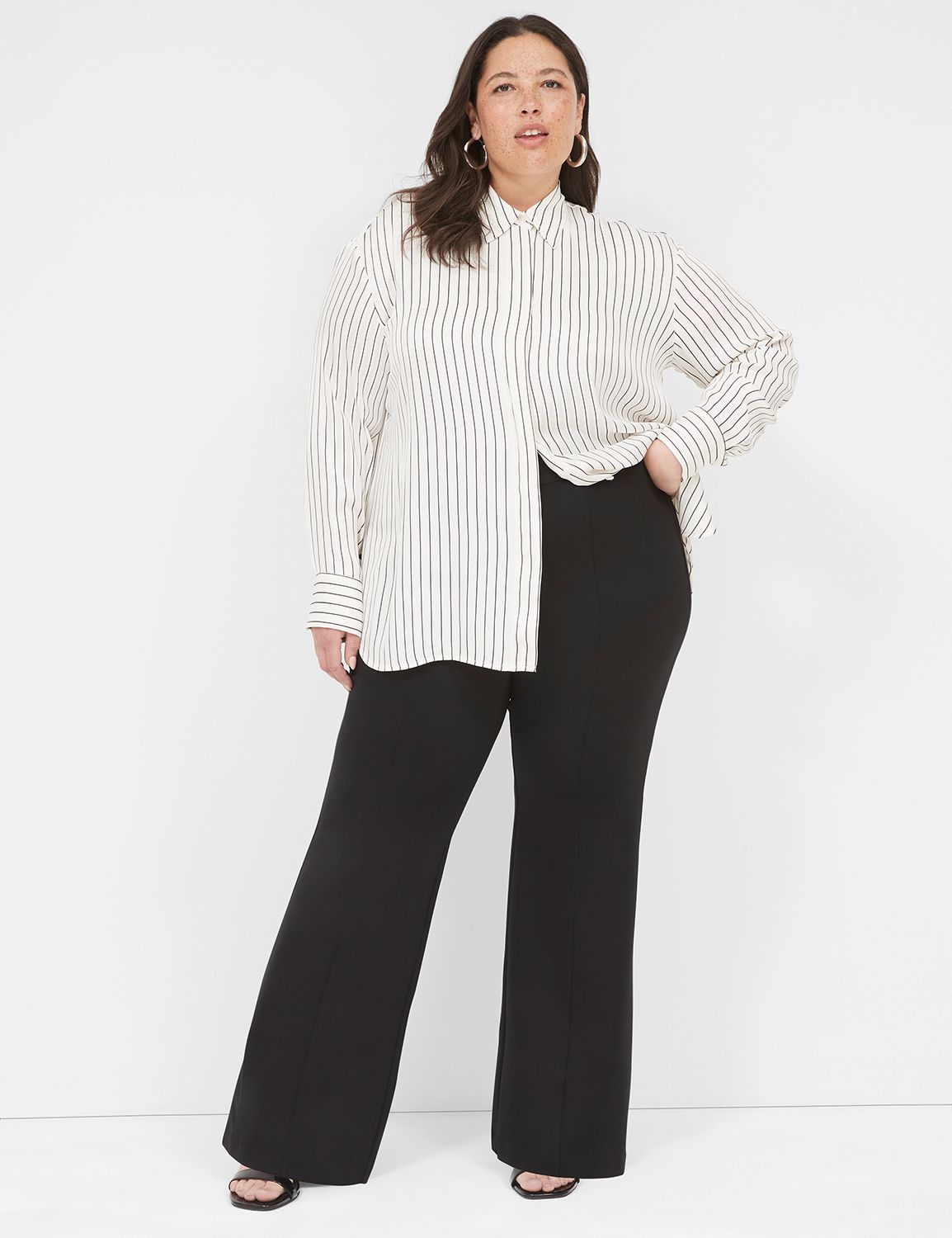 Pull-On Ponte High Rise Flare [FALL Product Image 3