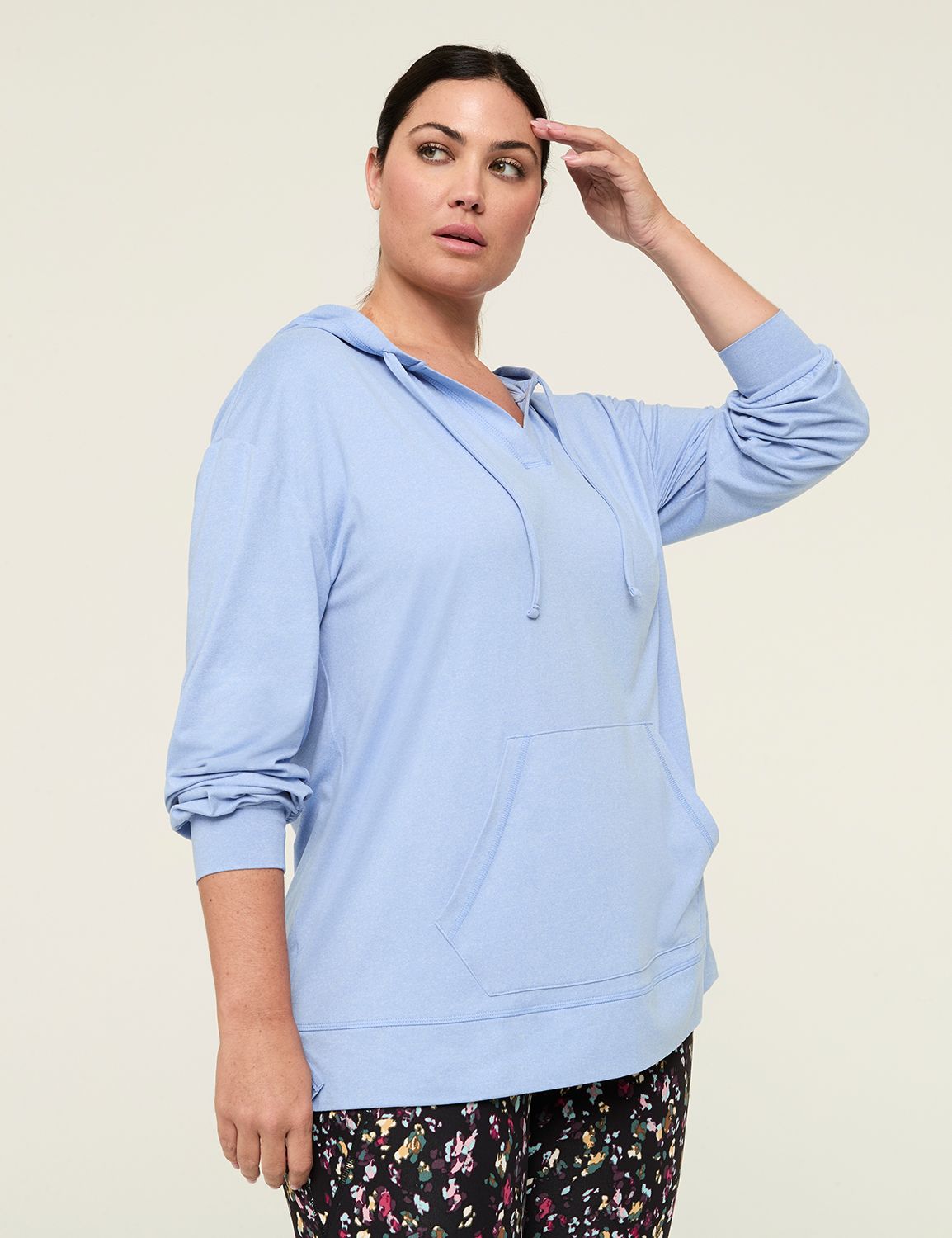 LIVI Long Sleeve Vneck Recycled Liv Product Image 1