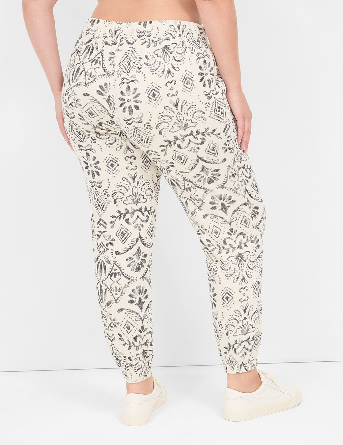 LIVI Mid Rise French Terry Full Len Product Image 2