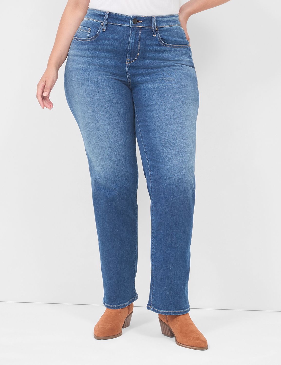 Lane bryant distinctly bootcut jeans best sale