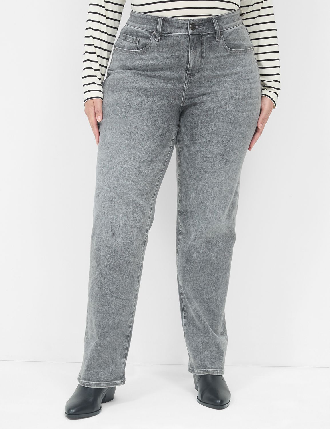 Signature Fit High-Rise Relaxed Boot Jean