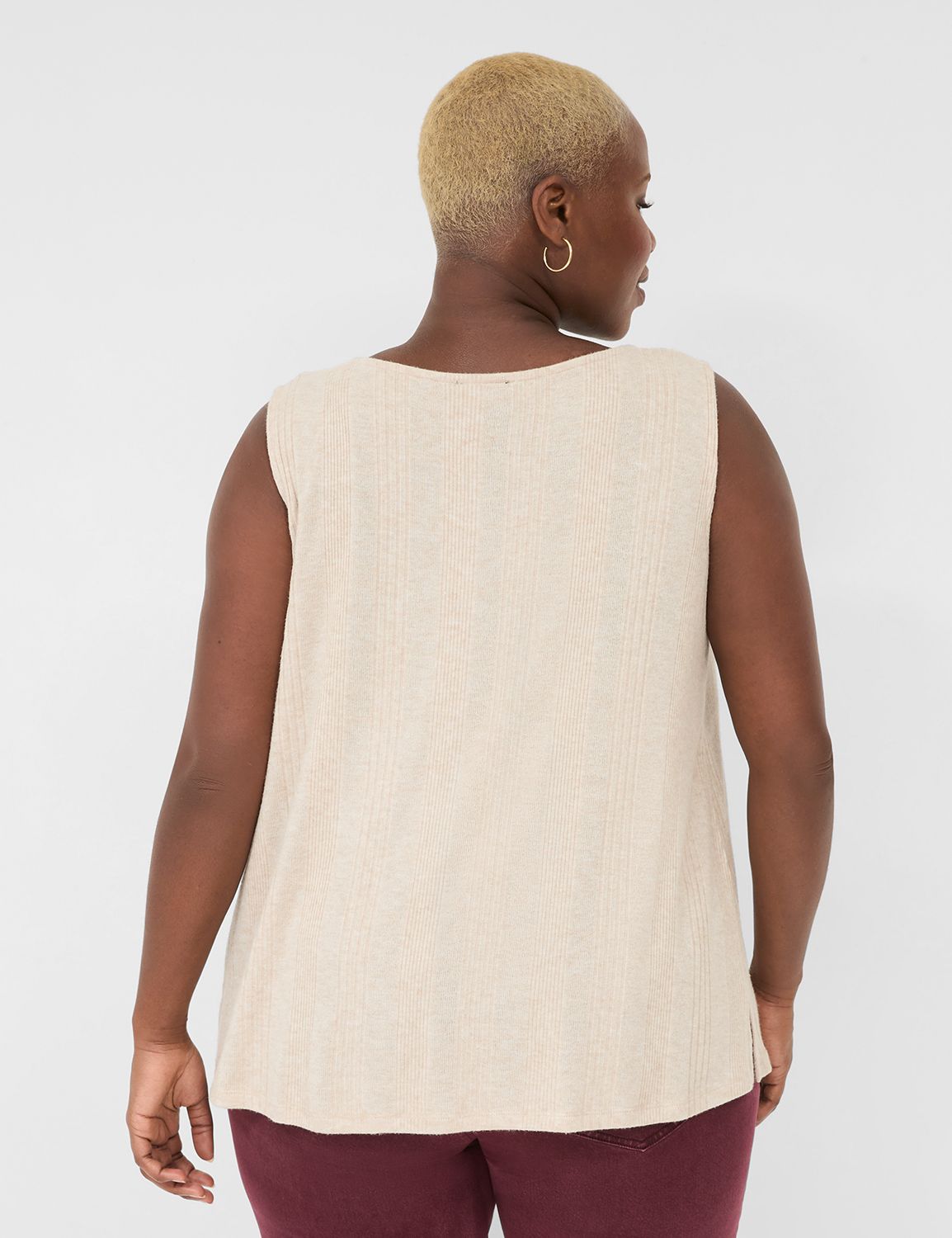 Cowl Neck Sleeveless Tank Tops