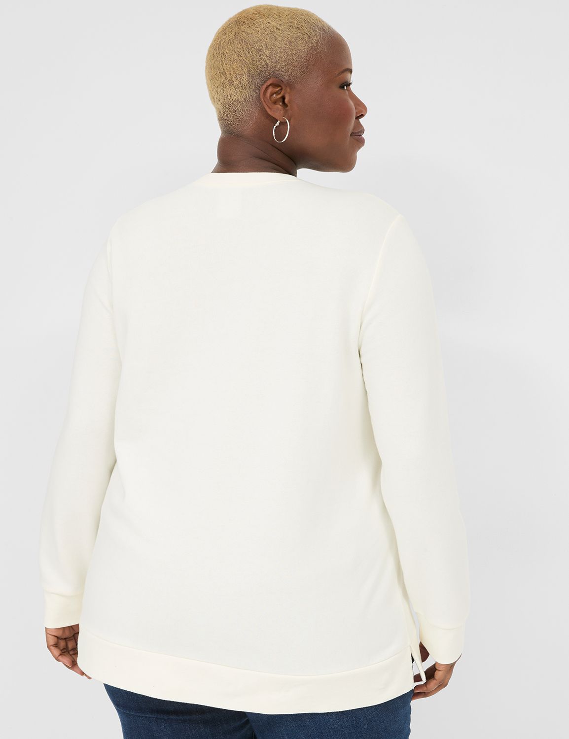 Long Sleeve Crew Neck Sweatshirt wi Product Image 2