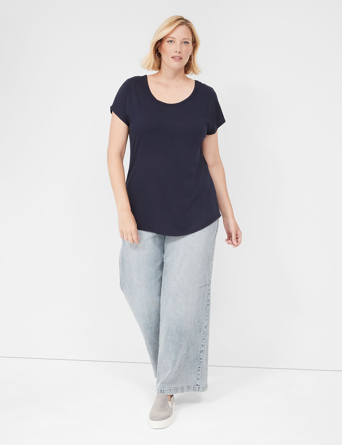 Foiled Strappy Back Dolman Tee F 11 Product Image 3