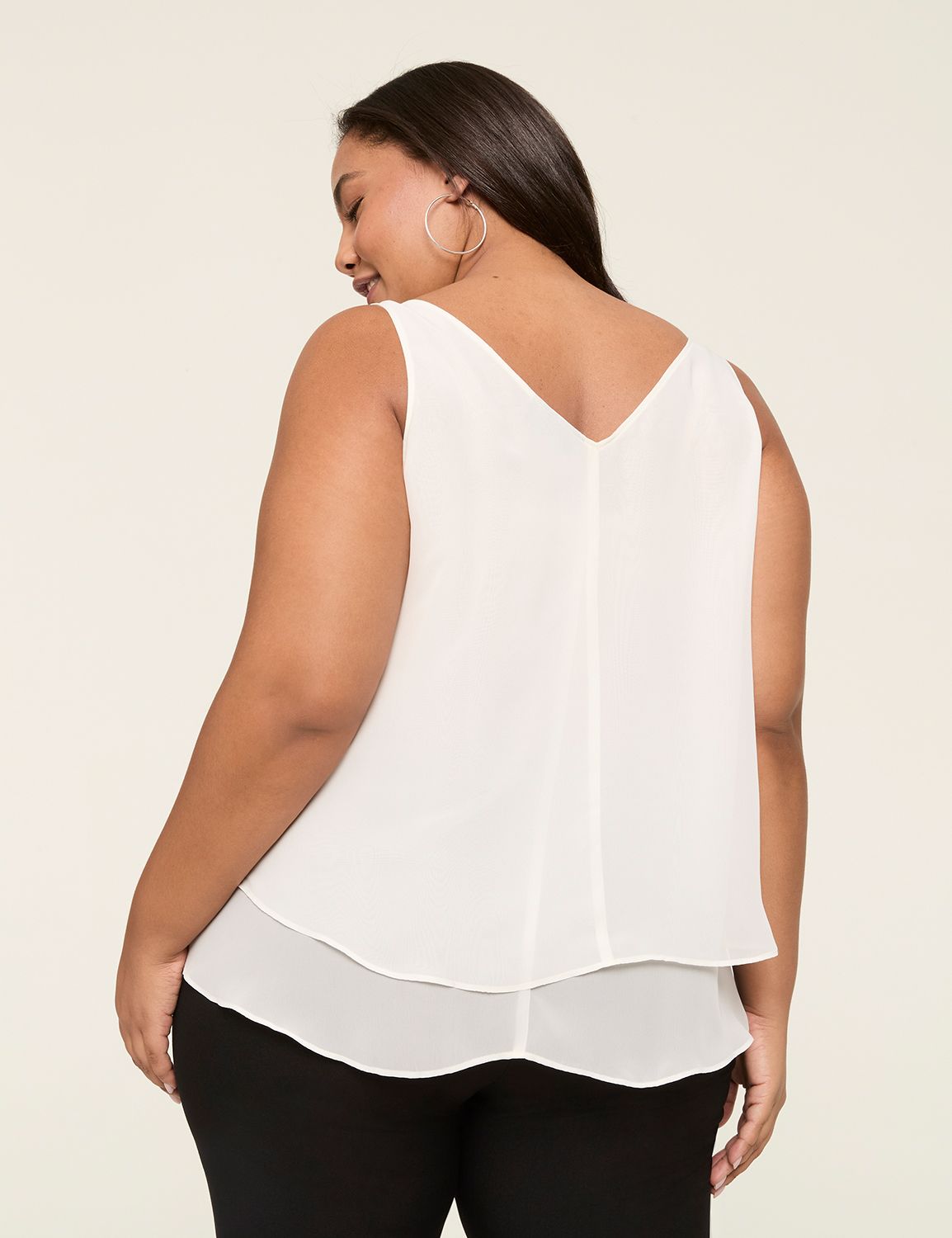 Swing Double-Layer Chiffon Tank