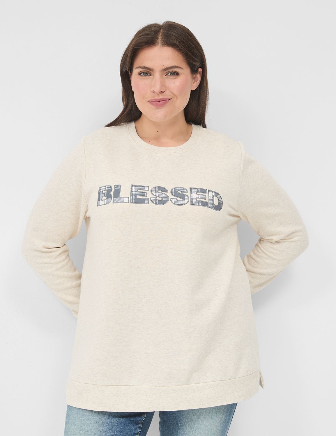 Logan Sweat Crew Neck-Brindle