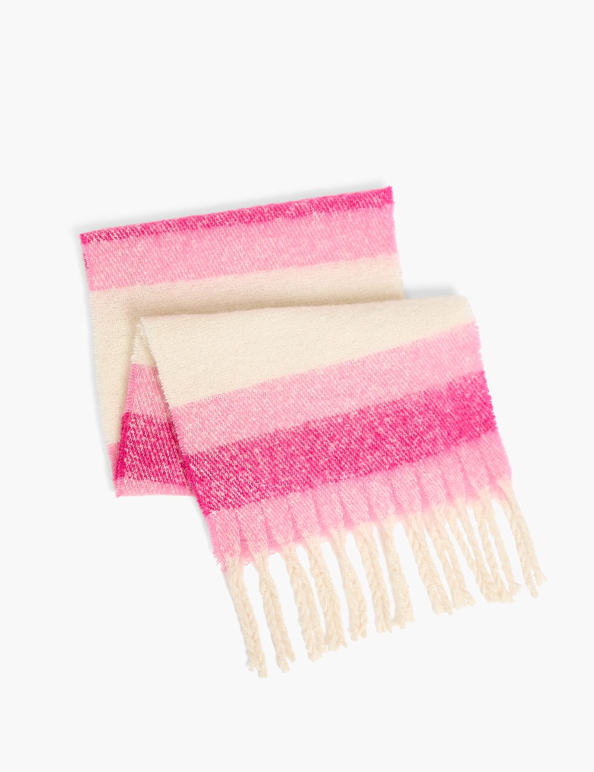 Pink and white scarf discount