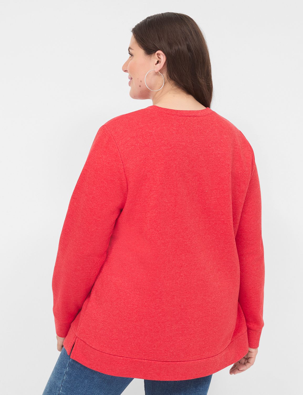 Long Sleeve Crew Neck Sweatshirt wi Product Image 2