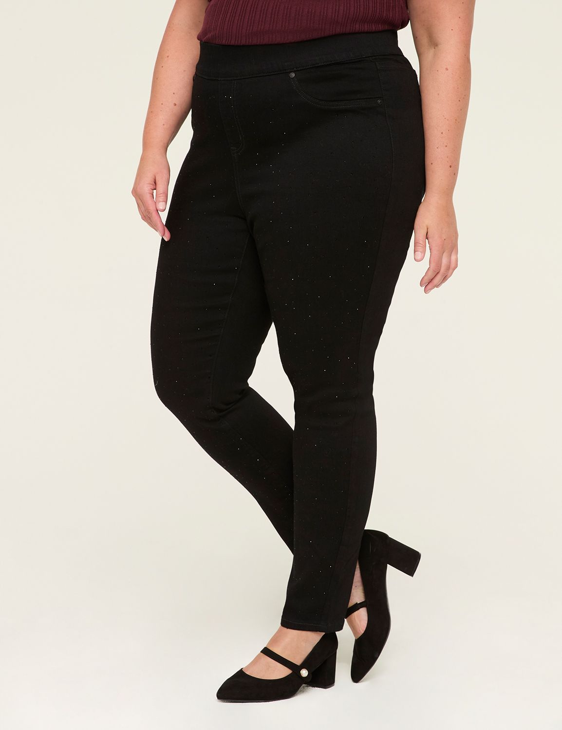 Jegging black pants best sale