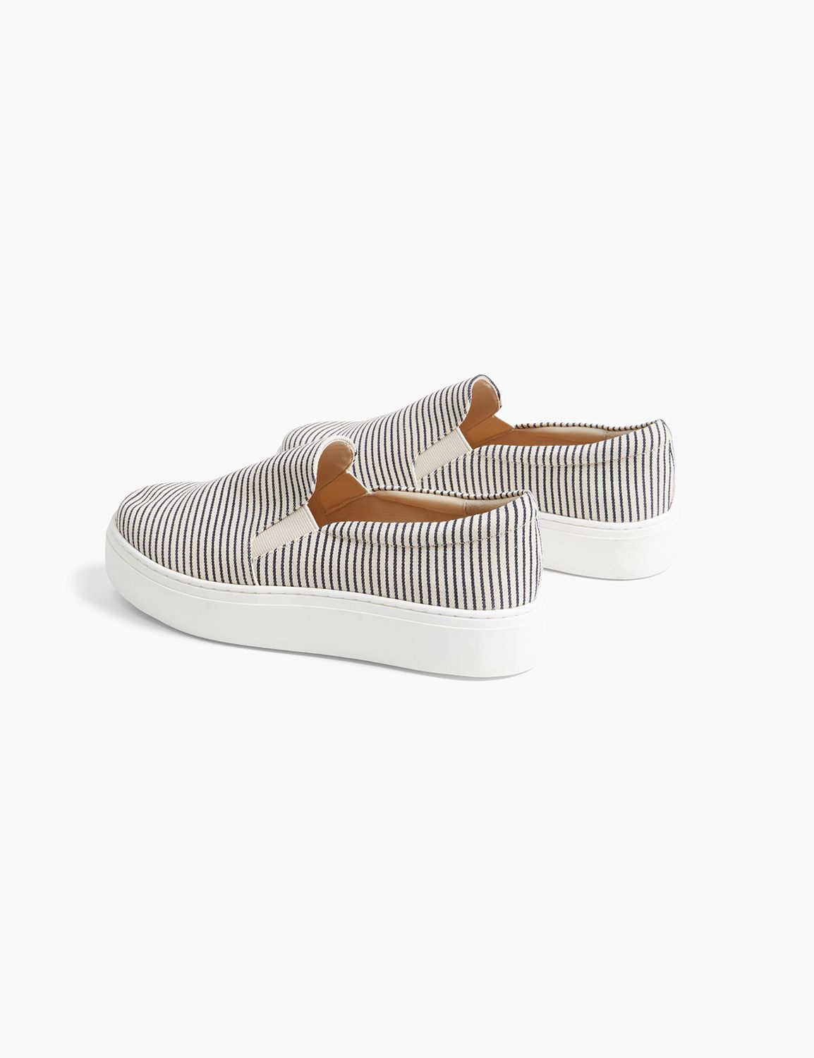 STRIPED SLIP ON PLATFORM SNEAKER F Product Image 2