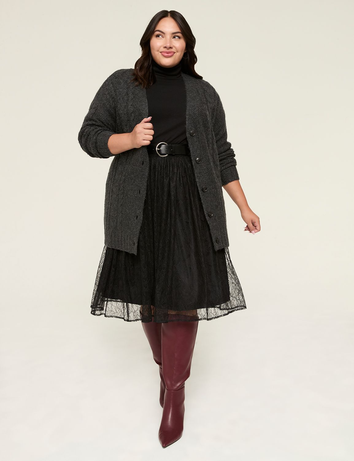 Classic Long Sleeve Button Front Ca Product Image 4