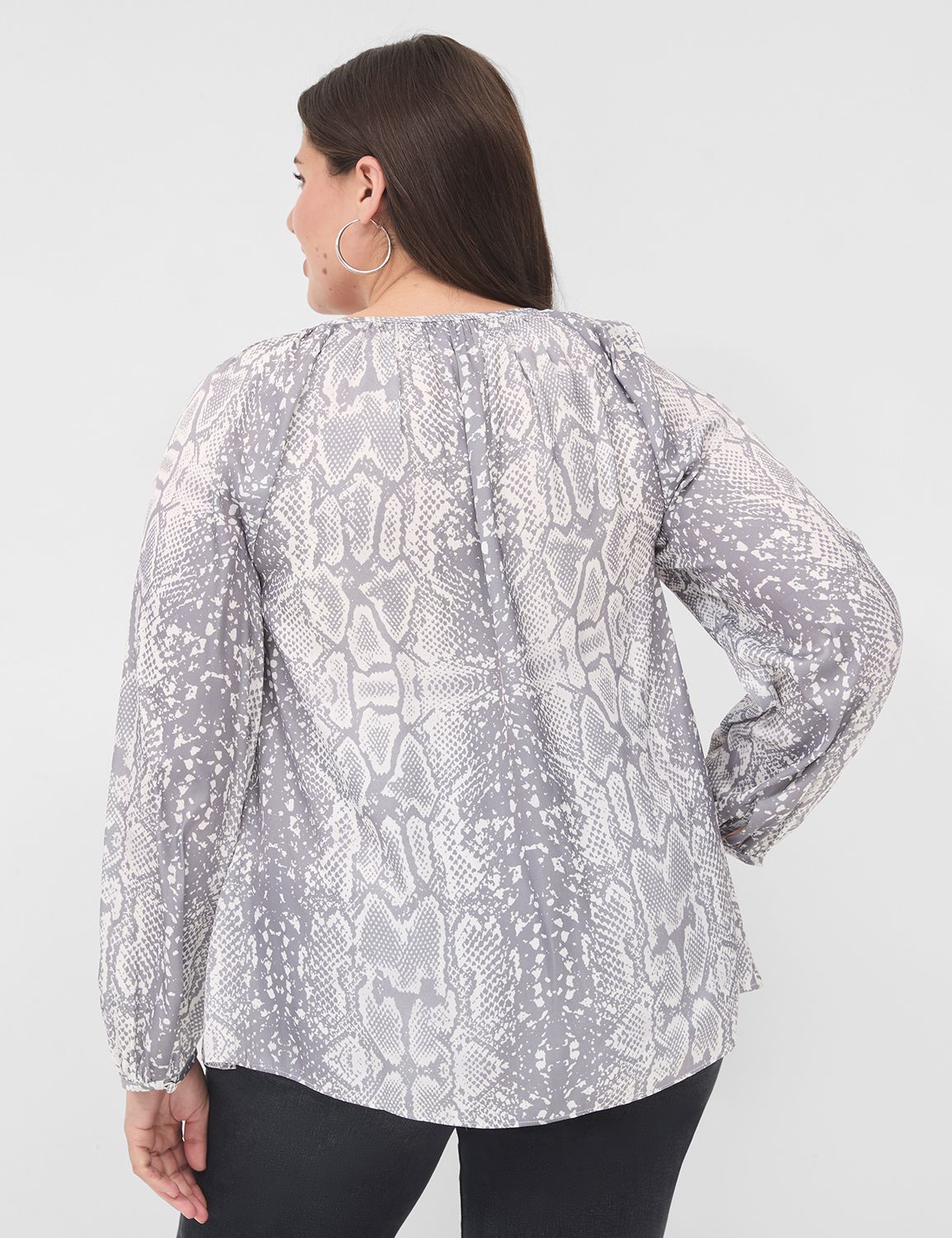 Long Sleeve Raglan Ruffle Cuff Swin Product Image 2